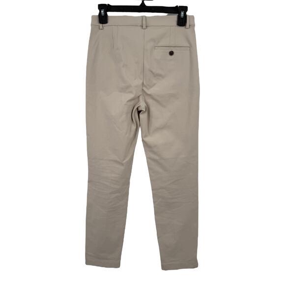 Theory Pants high waisted tapered beige size 0 - Picture 3 of 4
